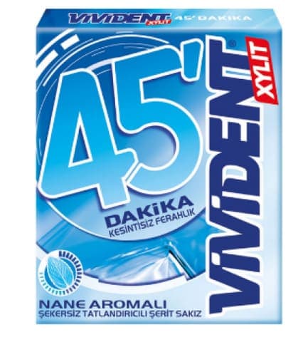 Vivident 45 Dakika Naneli Sakız 33 gr