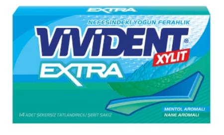 Vivident Extra Naneli Sakız 26 gr