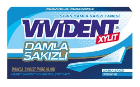 Vivident Damla Sakızlı Sakız 26 gr