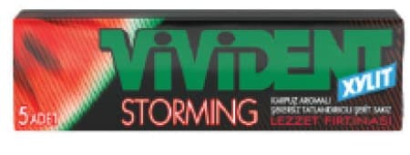 Vivident Storming 5P Stick Karpuz Sakız 14 gr