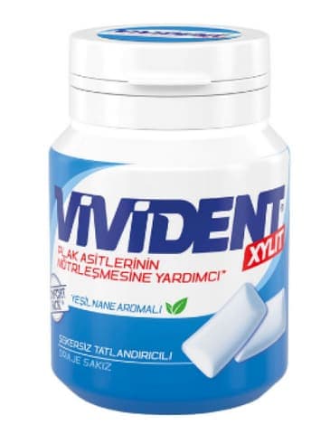 Vivident Xylit Yeşil Naneli Sakız 67 gr