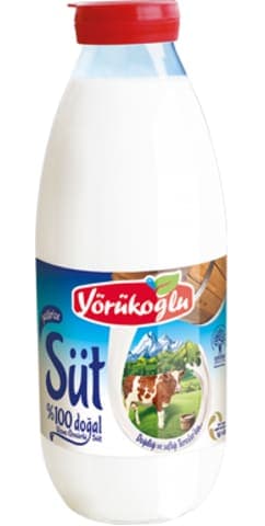 Yörükoğlu Günlük Pastörize Süt 1 L