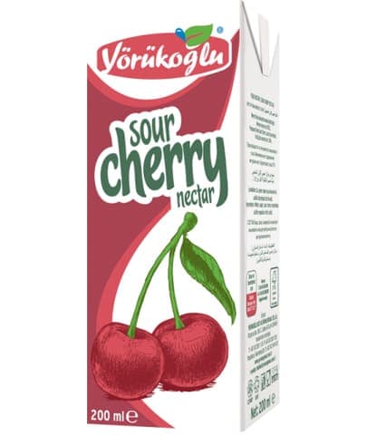 Yörükoğlu Meyve Suyu Vişne Nektarı 200 ml