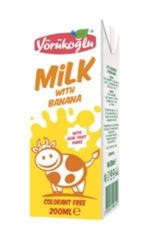 Yörükoğlu Muzlu Süt 200 ml