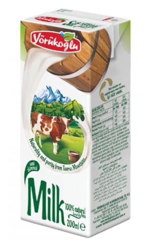 Yörükoğlu Yarım Yağlı Süt 200 ml
