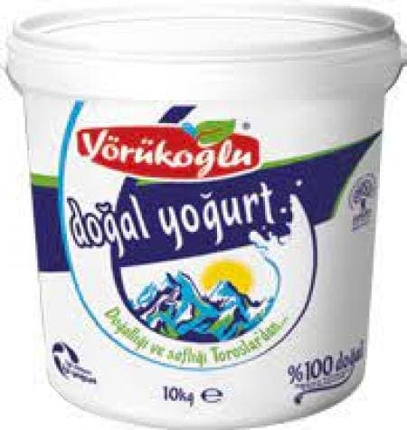 Yörükoğlu Yoğurt Homojenize Tam Yağlı 10 kg