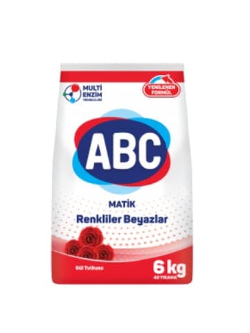 ABC Toz Deterjan Gül Tutkusu 6 kg