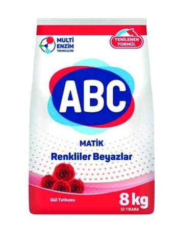 ABC Toz Deterjan Gül Tutkusu 8 kg