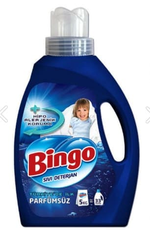 Bingo Sıvı Deterjan Parfümsüz 2145 ml