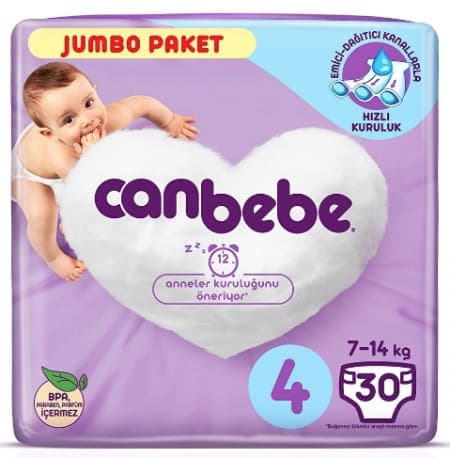 Canbebe Jumbo Paket No 4 30 Adet
