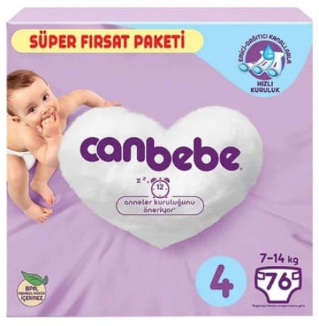 Canbebe Süper Fırsat Paketi No 4 76 adet