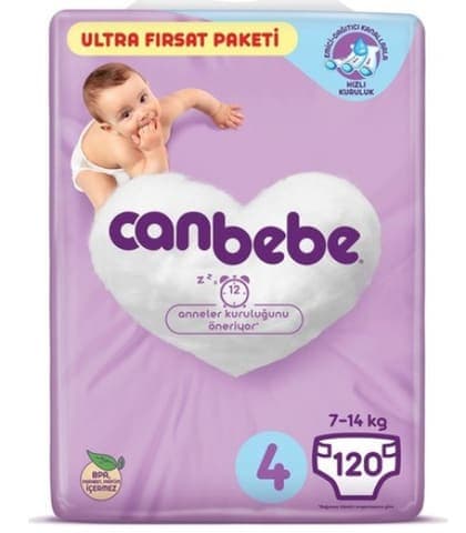 Canbebe Ultra Fırsat Paketi No 4 120 adet