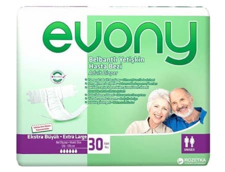 Evony Yetişkin Bezi Ekstra Büyük 30 adet