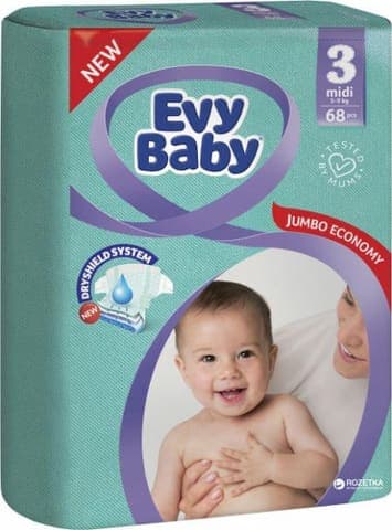 Evy Baby Jumbo Paket No 3 68 adet