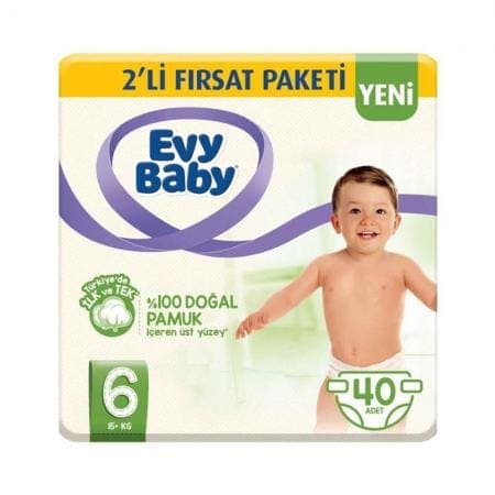 Evy Baby Jumbo Paket No 6 40 adet