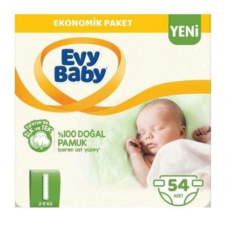 Evy Baby İkiz Paket No 1 54 adet