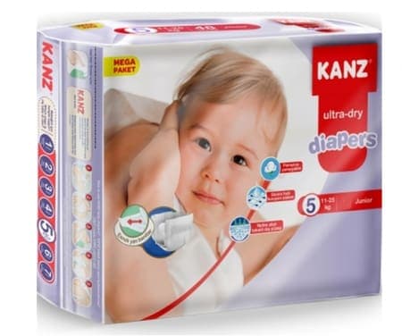 Kanz Çocuk Bezi Ultra Paket No:5 (11-25) 24 Adet