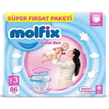 Molfix Külot Bez Süper Paketi No 3 94 adet