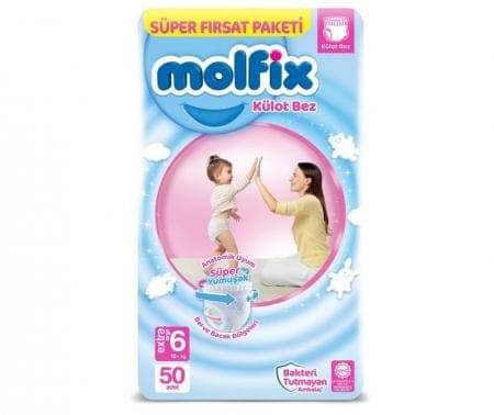 Molfix Çocuk Bezi Süper Fırsat Paketi No 6 50 Adet
