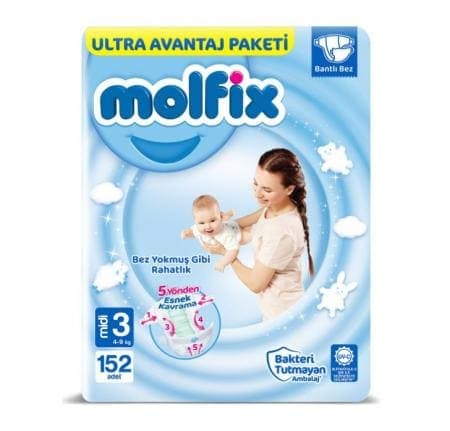 Molfix Ultra Fırsat Paketi No 3 152 adet