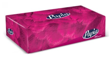 Papia Kutu Mendil 100 adet