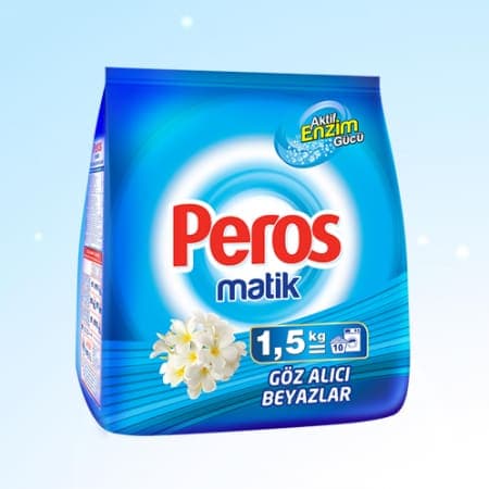 Peros Toz Deterjan Göz Alıcı Beyazlar 1,5 kg