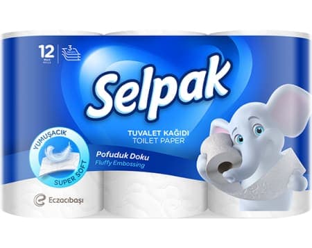 Selpak Tuvalet Kağıdı 12 Adet