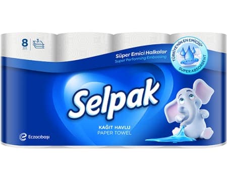 Selpak Havlu 8 adet