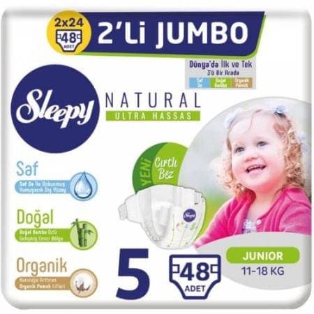 Sleepy Külot Bez Ekonomik Paket No 5 48 adet