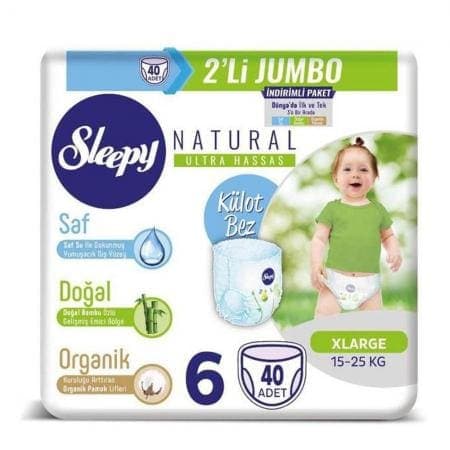 Sleepy Külot Bez Ekonomik Paket No 6 40 adet