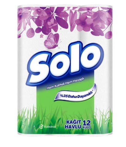 Solo Havlu %35 Daha Kalın 12 Adet