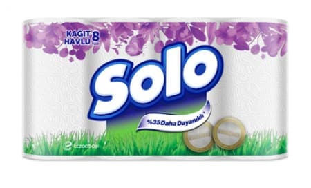 Solo Havlu %35 Daha Kalın 8 Adet