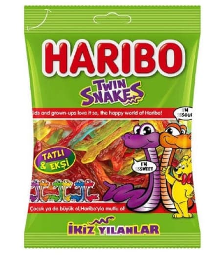 Haribo Twin Snakes 80 g