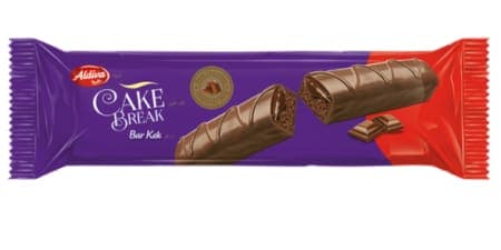 Aldiva Cake Break Çikolatalı Kremalı Ve Kaplamalı Kakaolu Bar Kek 50 gr