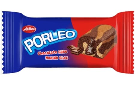 Aldiva Porleo Çikolata Soslu Mozaik Kek 35 Gr