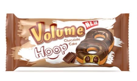 Alyan Volume Hoop Kakao Kaplamalı Çikolata Soslu Kek 45 gr