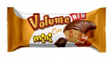 Alyan Volume Mini Kakao Kaplı Karamel Soslu Kek 20 Gr
