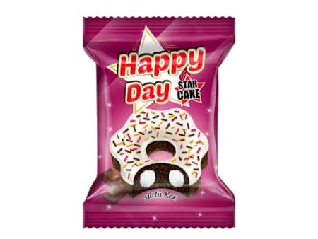 Azra Kek Happy Day Kakao Soslu Sütlü Kokolin 45 gr