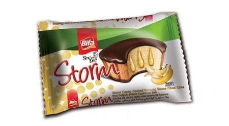 Bifa Muz Dolgulu Kakao Kaplamalı Kek 40 gr