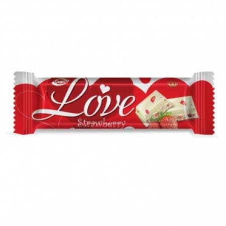 Çağla Love Çilek Parçalı Beyaz Kokolin 25 gr
