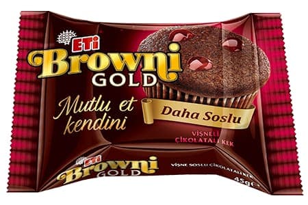 ETİ Browni Gold Vişne Soslu Çikolatalı Kek 45 gr