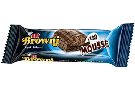 ETİ Browni Mousse Çikolata Kaplı Krema Dolgulu Kek 48 gr
