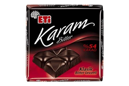 ETİ Karam %54 Kakaolu Bitter Çikolata 80 gr