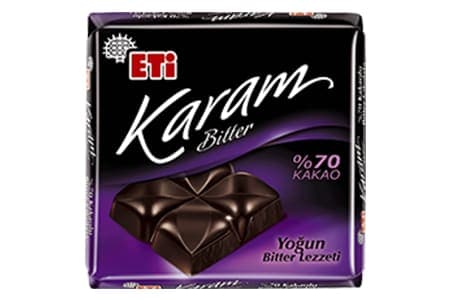 ETİ Karam Bitter Çikolata %70 Kakaolu 80 gr
