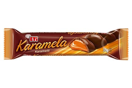 ETİ Karamela - Karamel Dolgulu Sütlü Çikolata 30 gr