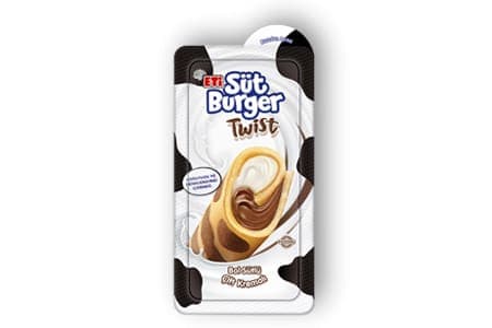 ETİ Süt Burger Twist Sütlü Kakaolu İkili Krema 48 gr