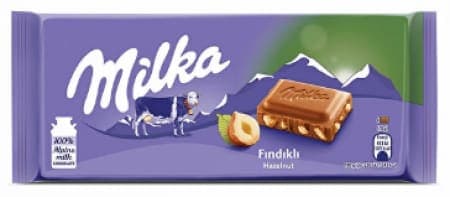 Milka Tablet Çikolata Fındıklı 80 gr