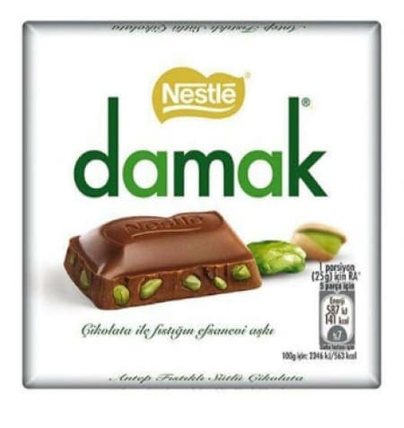 Nestle Damak Antep Fıstıklı Sütlü Çikolata 65 gr