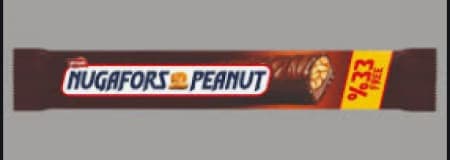 Şimşek Nugafors Çikolata Bar Fıstık 45 gr
