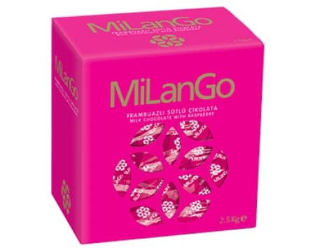 Şölen Milango Frambuazlı Sütlü Çikolata 2,5 kg